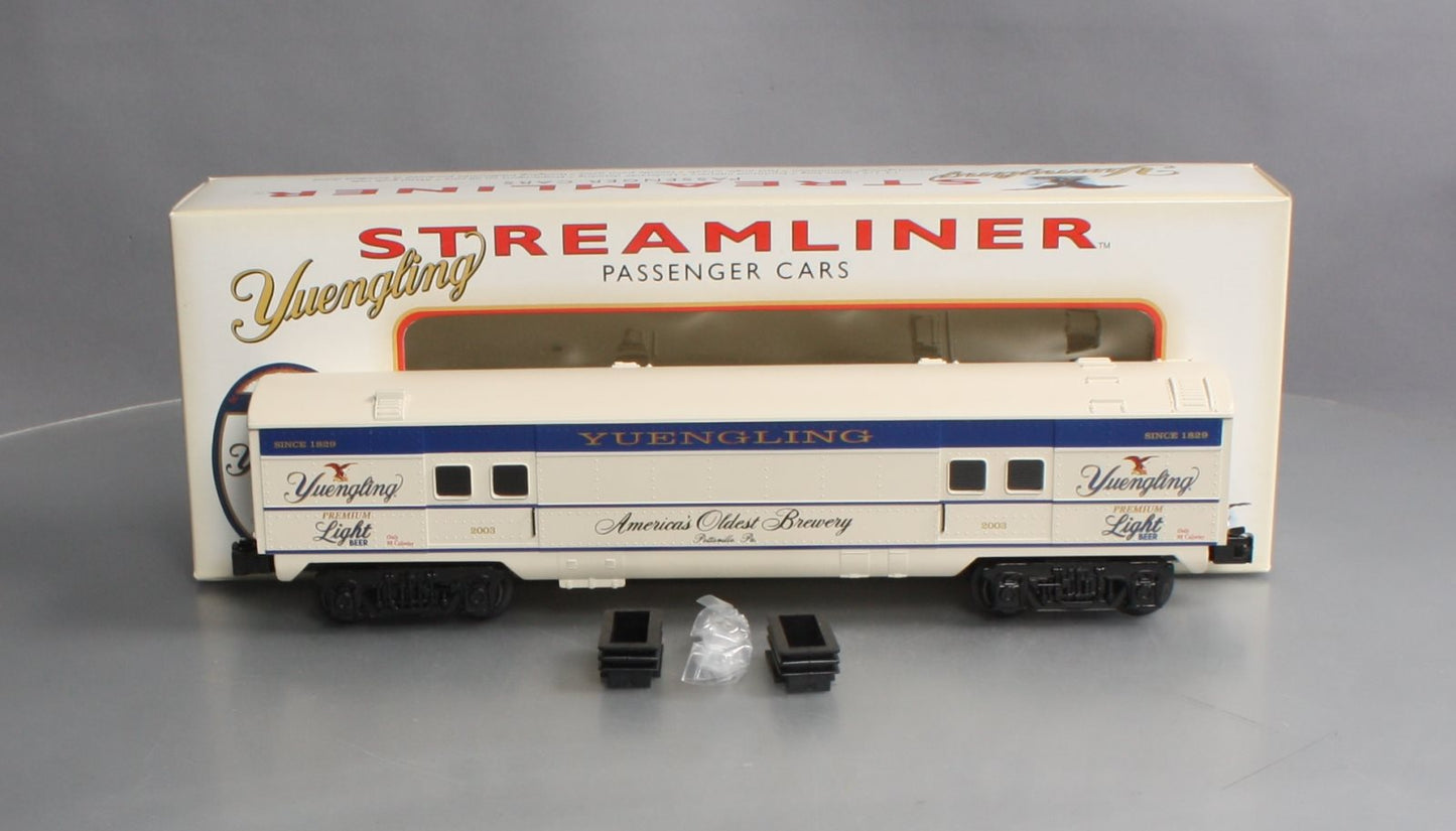 K-Line K4598-2003 O Yuengling "Premium Light" Streamliner Baggage Car #2003 LN/Box