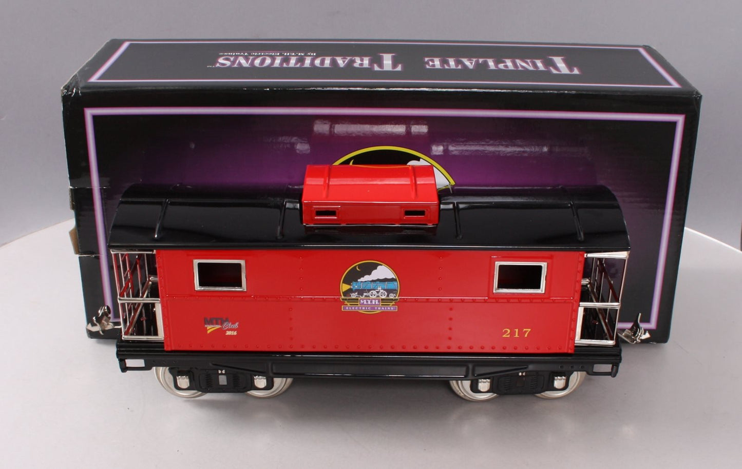 MTH 10-2247 Standard Gauge Illuminated Caboose #217 MT/Box