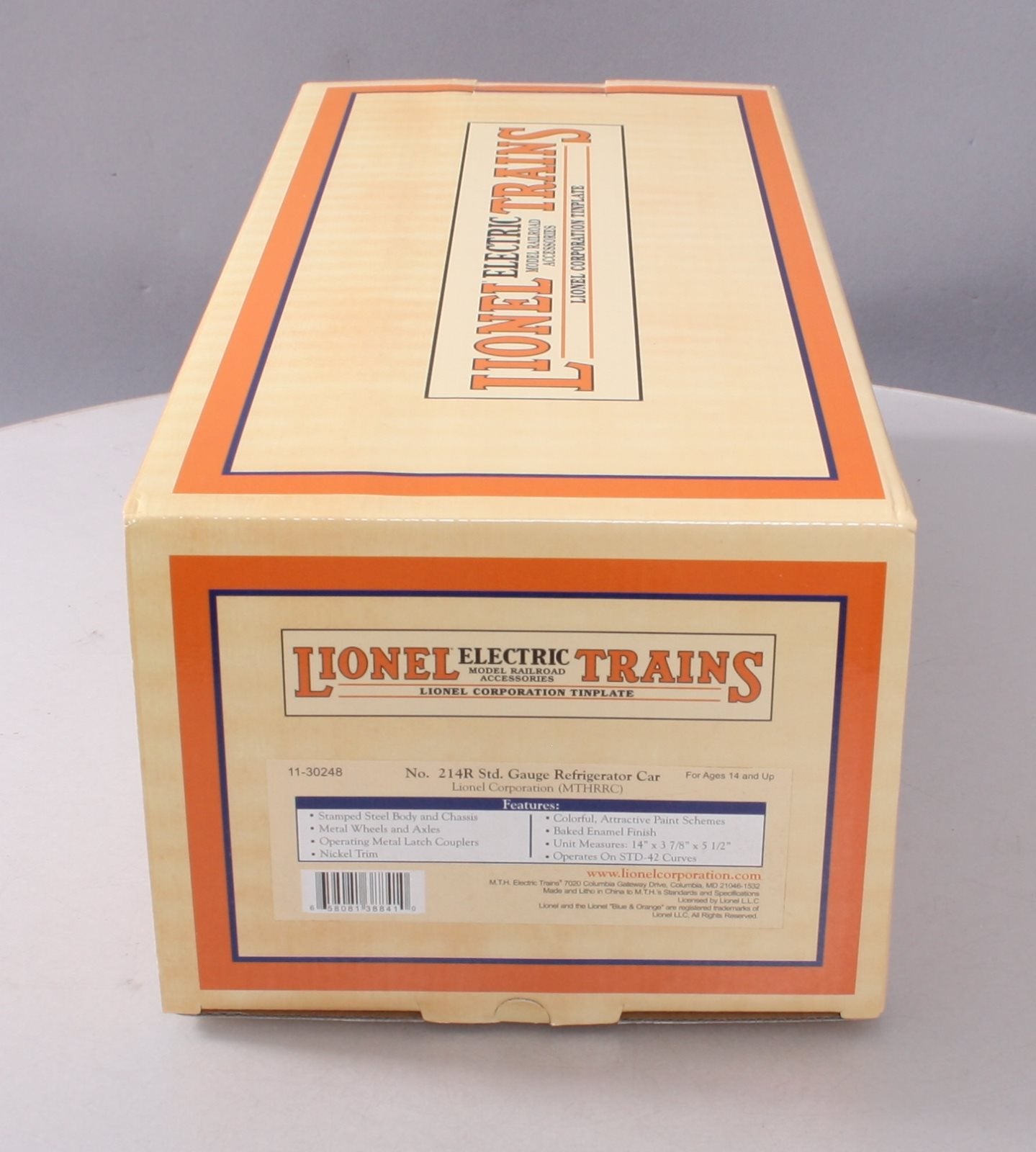 MTH 11-30248 Std. Gauge Lionel Corporation Tinplate No. 214R MT/Box