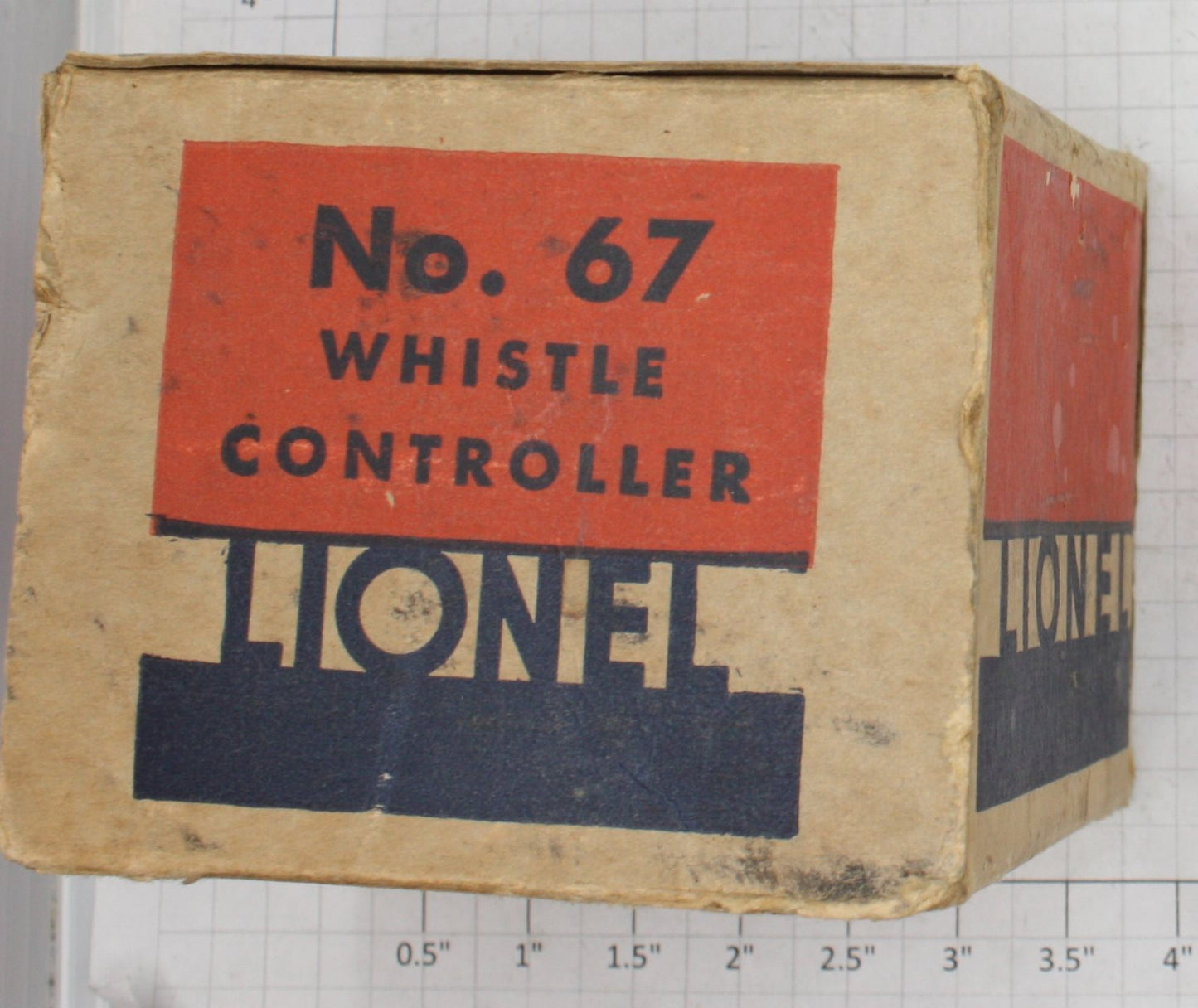Lionel 67 Prewar Whistle Controller with Box