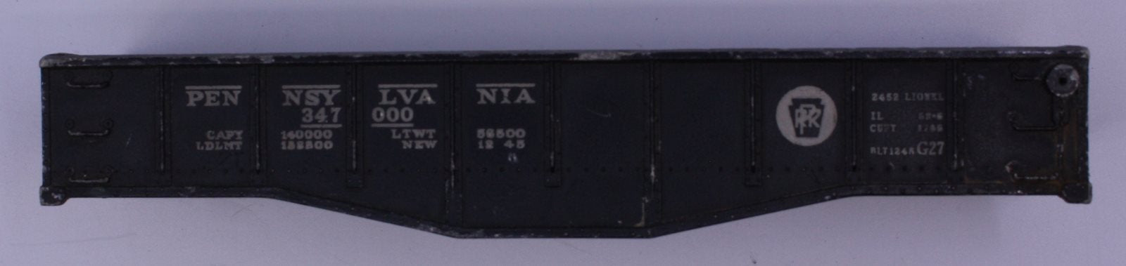 Lionel 2352X-5 Black Pennsylvania PRR Original Gondola Shell
