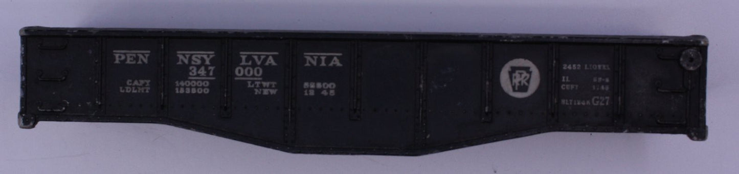Lionel 2352X-5 Black Pennsylvania PRR Original Gondola Shell