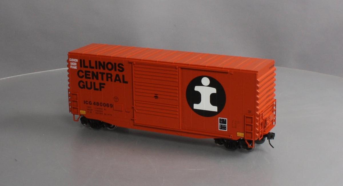Atlas 857-2 O Scale ICG Trainman 40' Hy-Cube Box Car #480069 (2-Rail) EX/Box