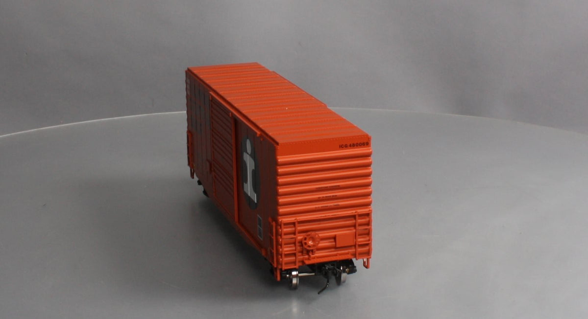 Atlas 857-2 O Scale ICG Trainman 40' Hy-Cube Box Car #480069 (2-Rail) EX/Box