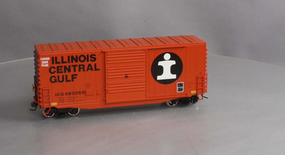 Atlas 857-2 O Scale ICG Trainman 40' Hy-Cube Box Car #480069 (2-Rail) EX/Box