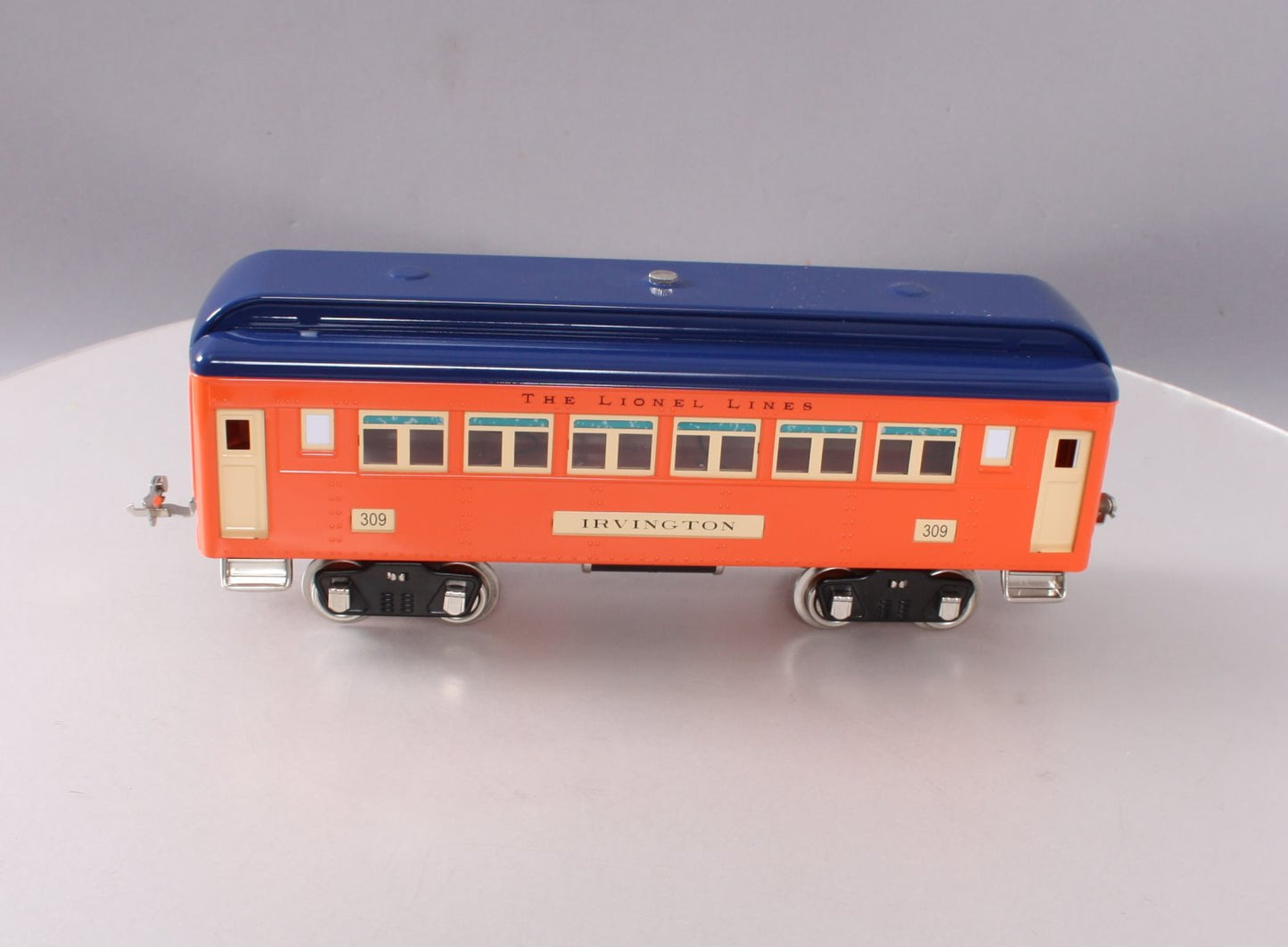 MTH 11-40074 Std. Gauge Lionel Tinplate No. 309 Coach Passenger Car LN/Box