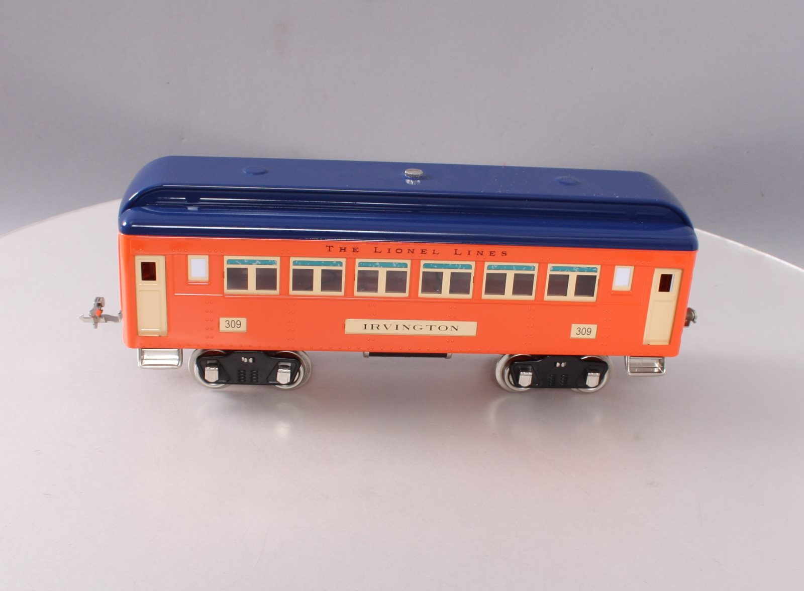 MTH 11-40074 Std. Gauge Lionel Tinplate No. 309 Coach Passenger Car LN/Box