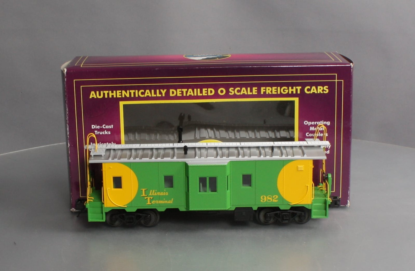 MTH 20-91382 O Illinois Terminal BayWindow Caboose