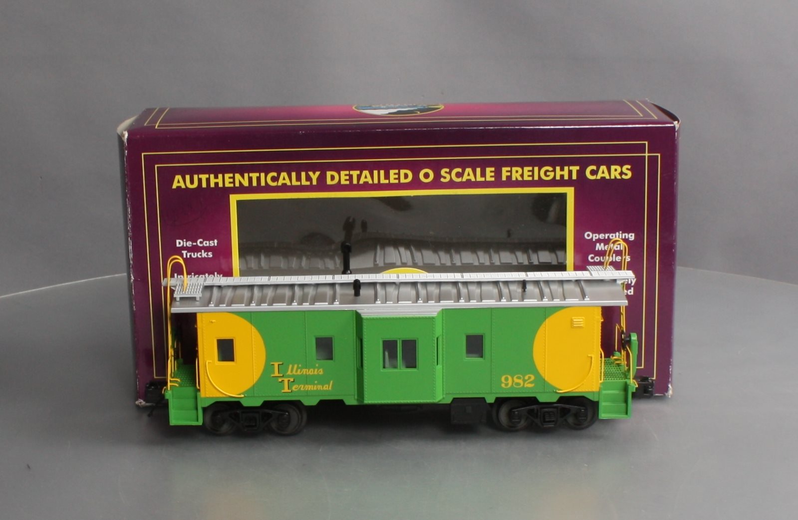 MTH 20-91382 O Illinois Terminal BayWindow Caboose