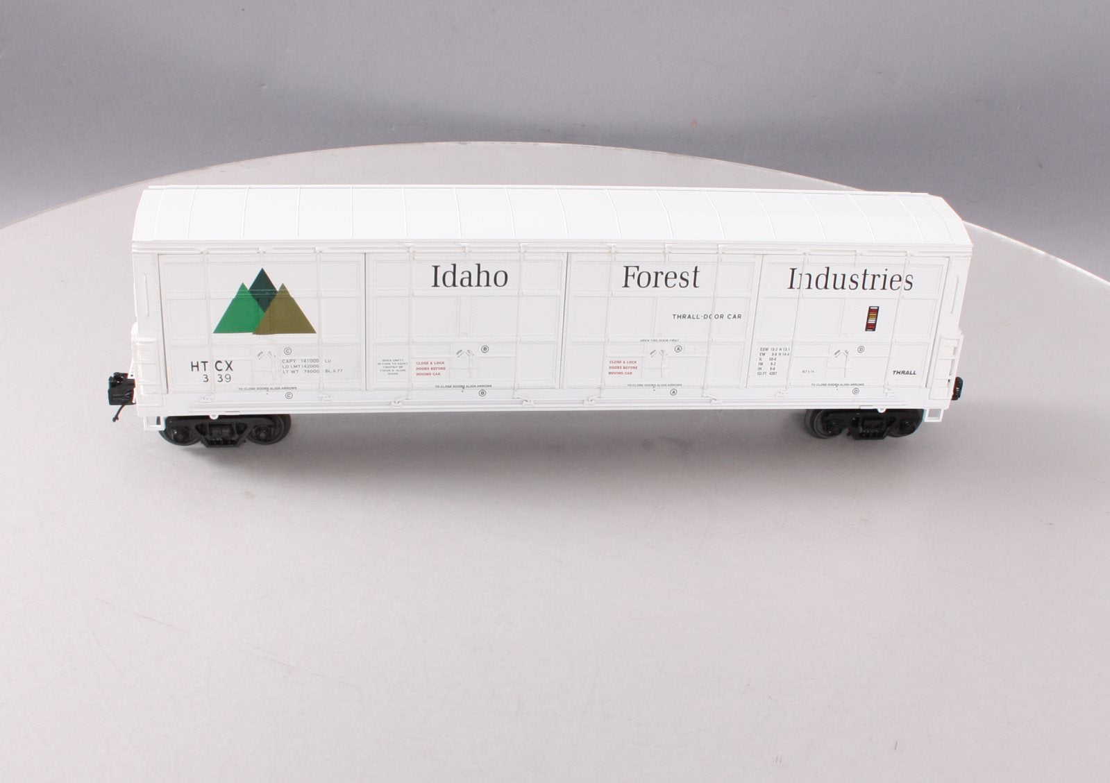 MTH 20-93679 Idaho Forest Industries 55' All-Door Boxcar #337