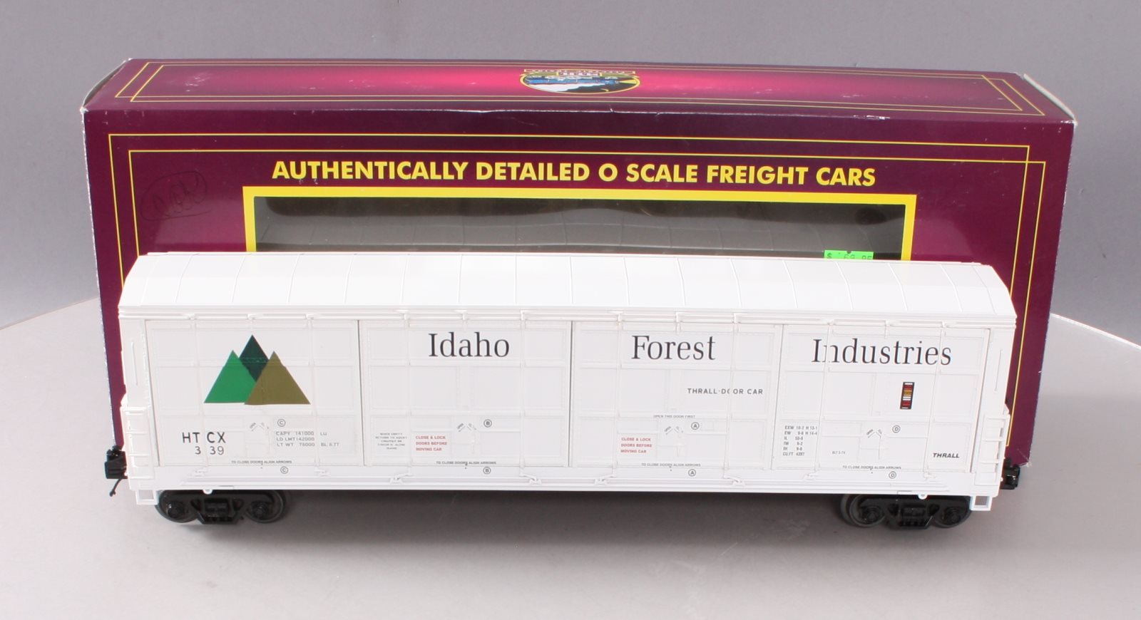 MTH 20-93679 Idaho Forest Industries 55' All-Door Boxcar #337
