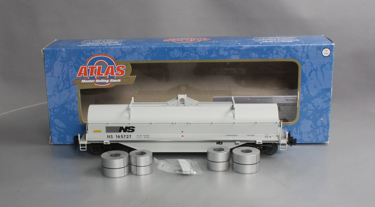 Atlas 3001728-2 O Norfolk Southern 42' Coil Steel Car #165727 (3 Rail) LN/Box
