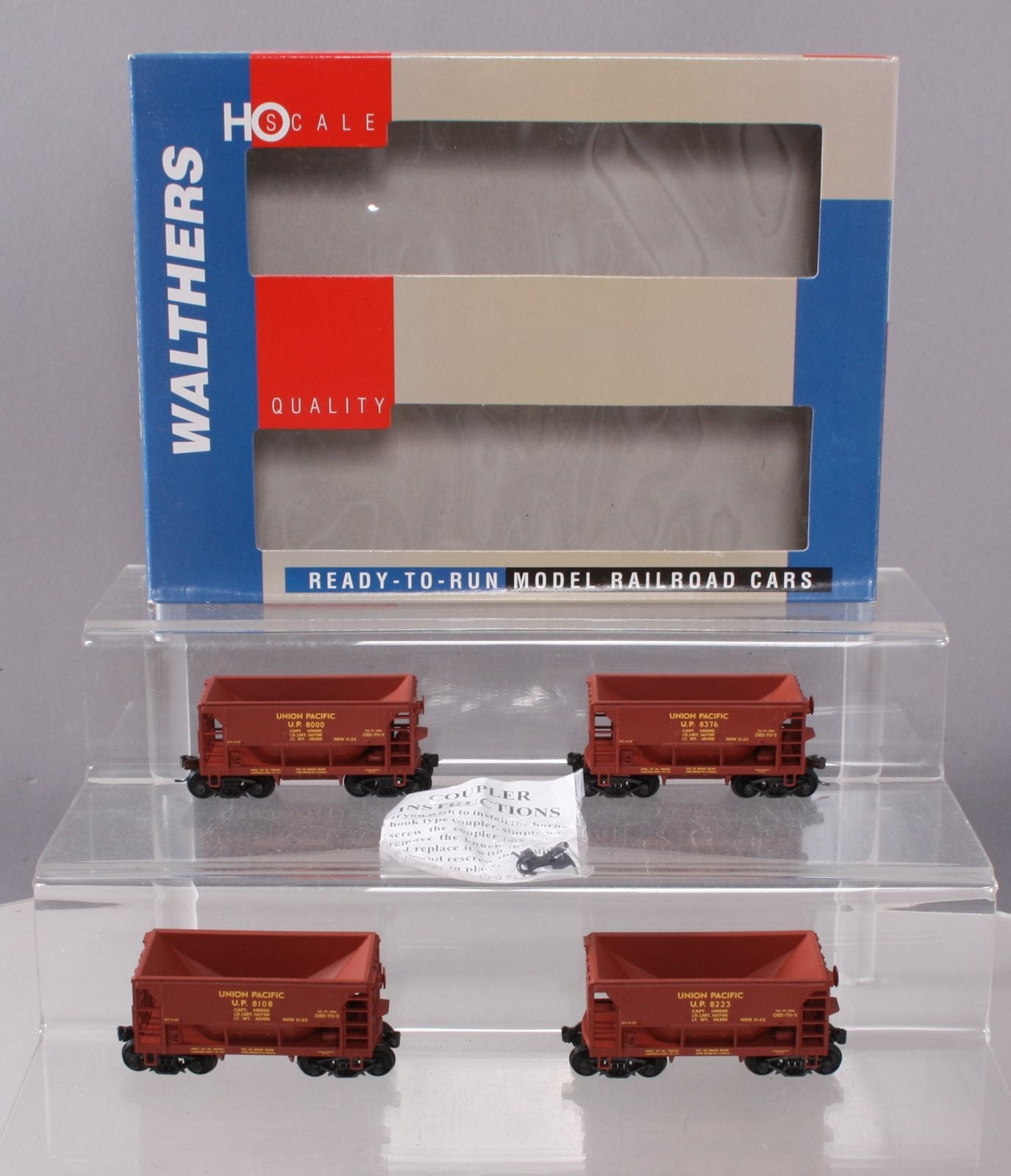 Walthers 932-4401 HO Scale Union Pacific Ore Cars (Set of 4) LN/Box