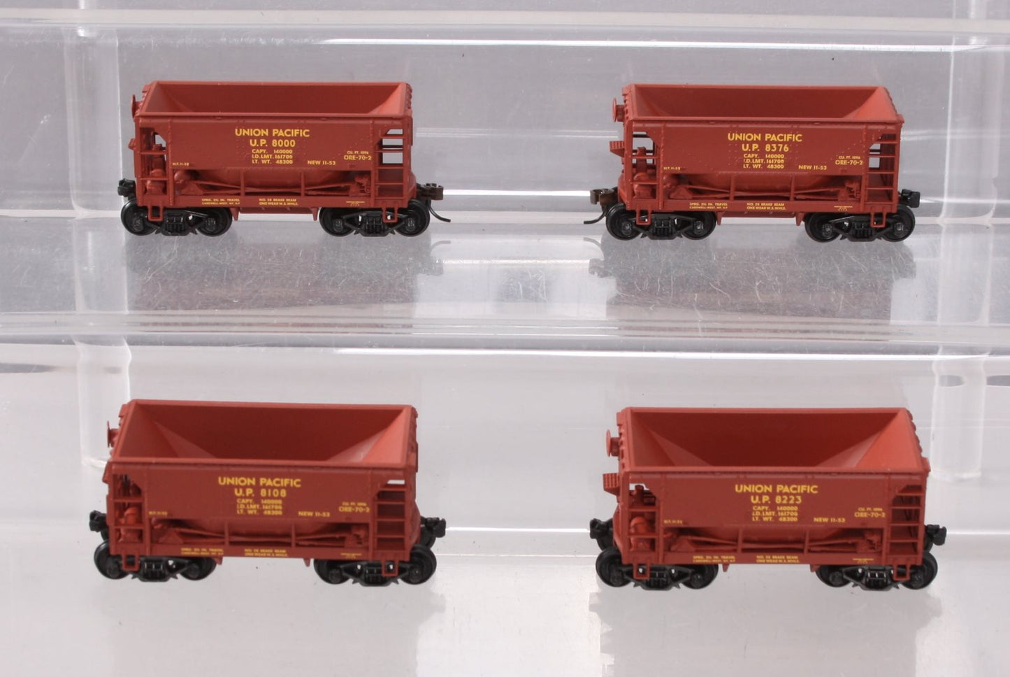 Walthers 932-4401 HO Scale Union Pacific Ore Cars (Set of 4) LN/Box