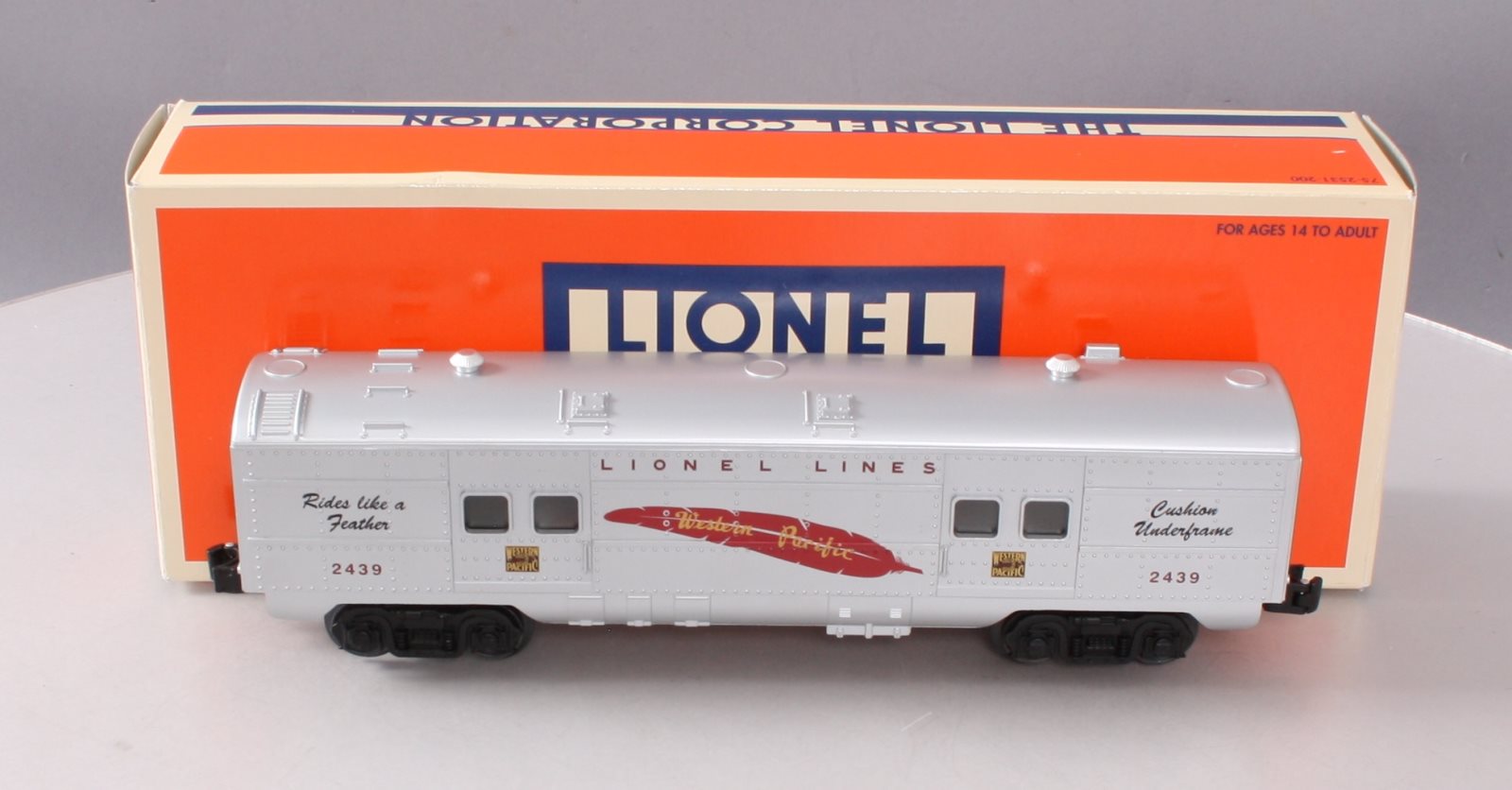 Lionel 6-52535 O Gauge LCCA Western Pacific Baggage Car #2439 NIB