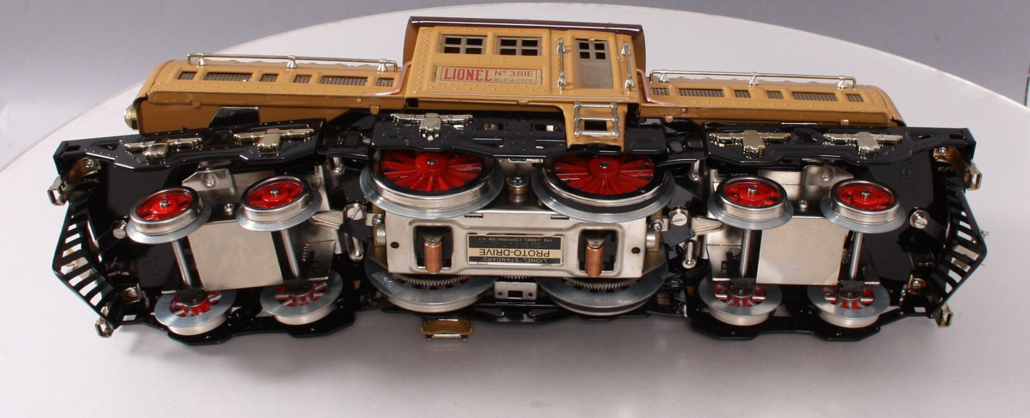 MTH 11-2028-1 Standard Gauge Two Tone Brown Electric w/PS3 #381E LN/Box