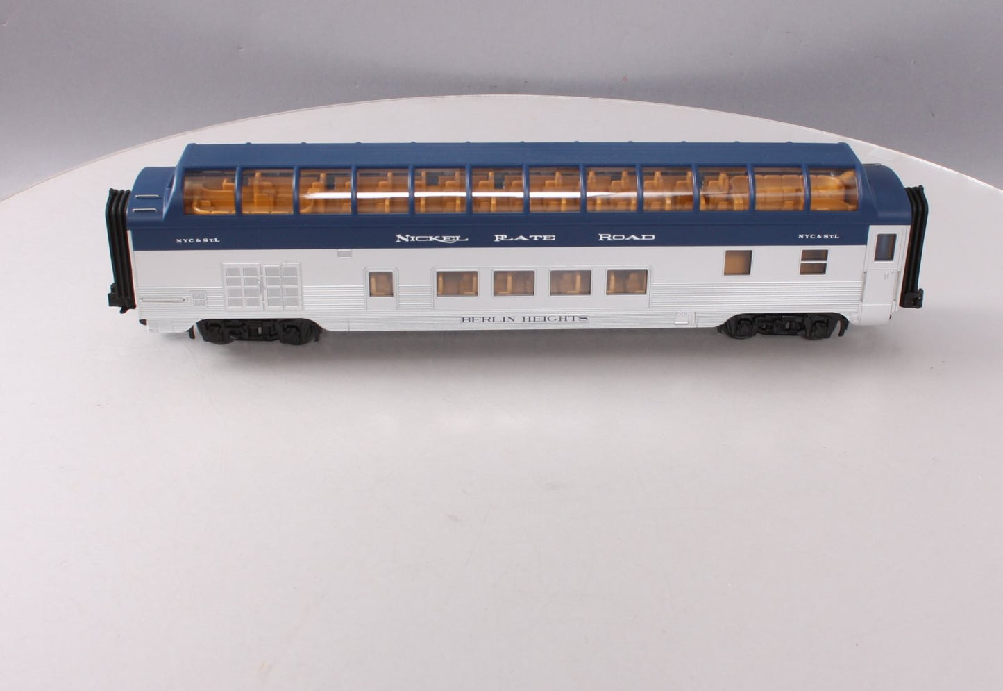 MTH 30-67808 O Nickel Plate Road 60' Streamline Full Vista Dome
