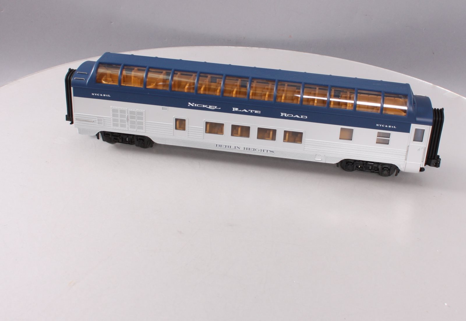 MTH 30-67808 O Nickel Plate Road 60' Streamline Full Vista Dome