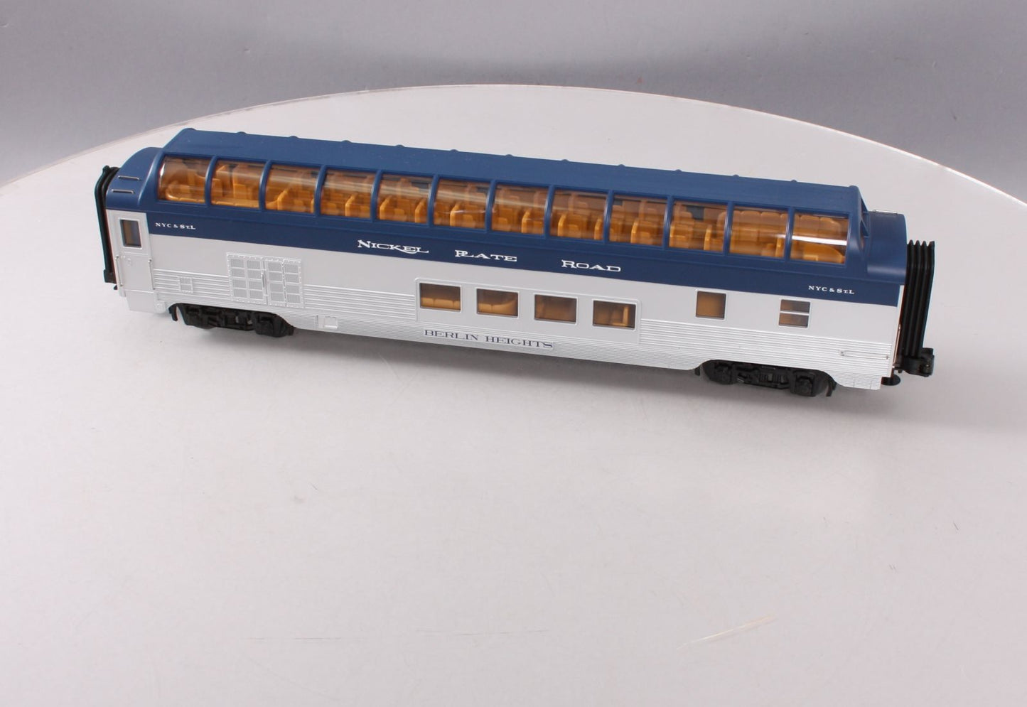 MTH 30-67808 O Nickel Plate Road 60' Streamline Full Vista Dome