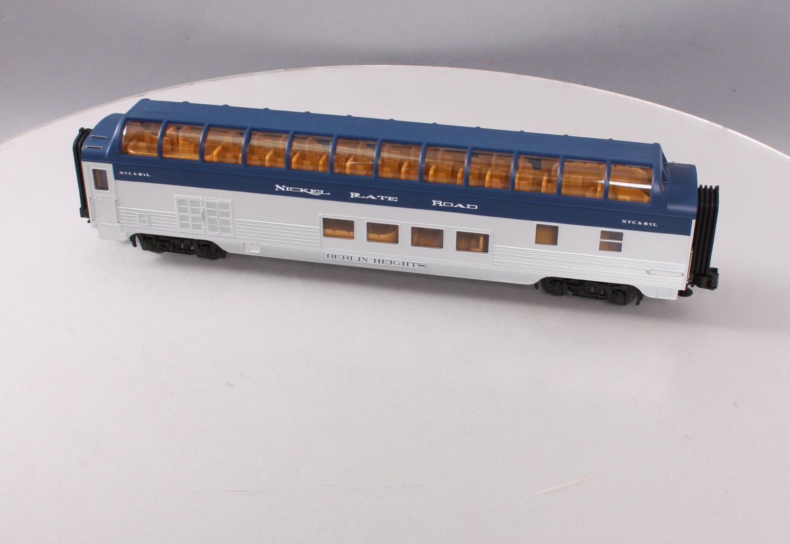 MTH 30-67808 O Nickel Plate Road 60' Streamline Full Vista Dome