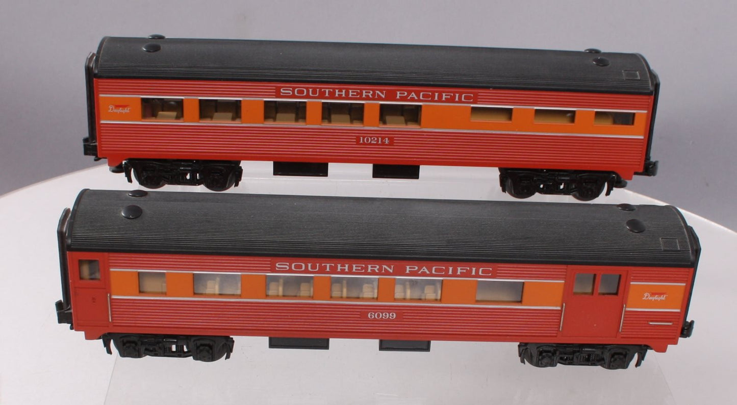 MTH 30-6063 O Southern Pacific O-27 Streamlined Combo/Diner Set (Set of 2) LN/Box