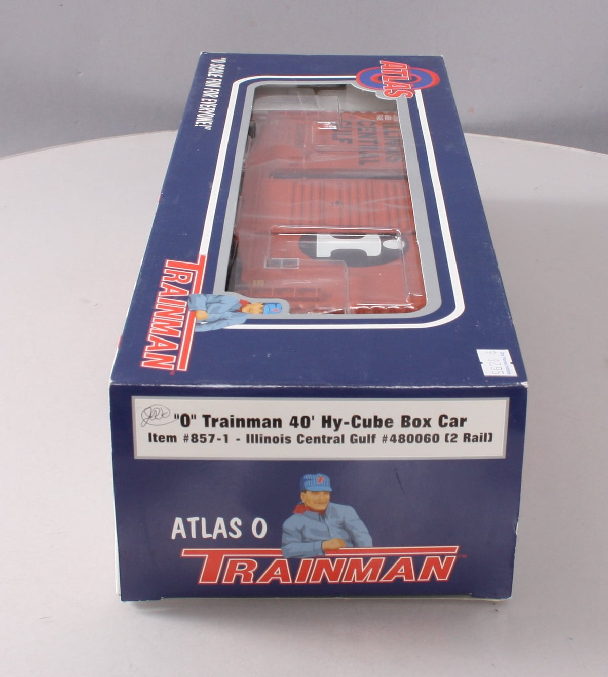 Atlas 857-1 O Scale Illinois Central Gulf Box Car #480060 (2-Rail) LN/Box