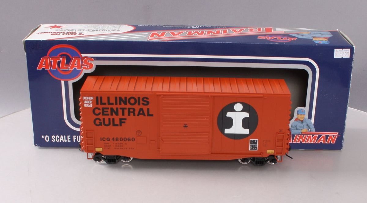 Atlas 857-1 O Scale Illinois Central Gulf Box Car #480060 (2-Rail) LN/Box