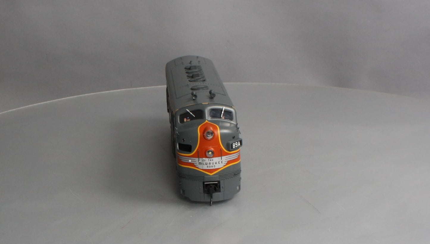 Atlas 30124007 O Milwaukee EMD F7A Phase1 Diesel Locomotive #89A w/ DCC [2 Rail] LN/Box