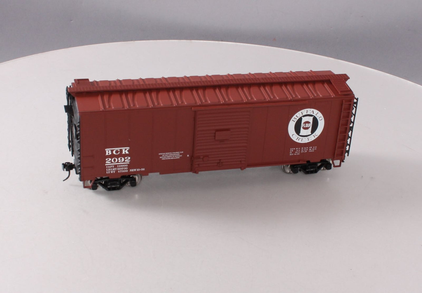 Atlas 0566-2 O Scale Buffalo Creek 40' Box Car #2092 (2-Rail) LN/Box