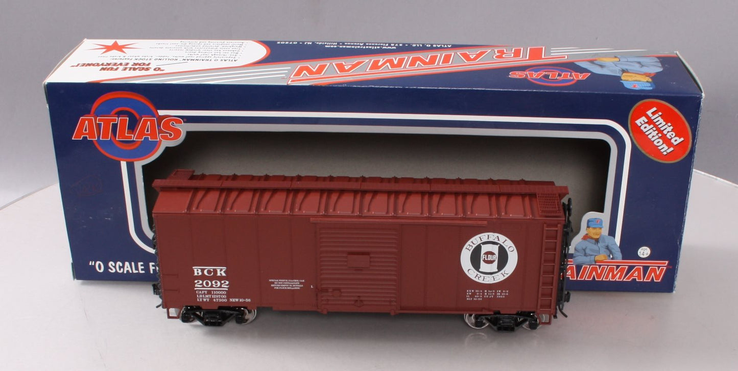 Atlas 0566-2 O Scale Buffalo Creek 40' Box Car #2092 (2-Rail) LN/Box
