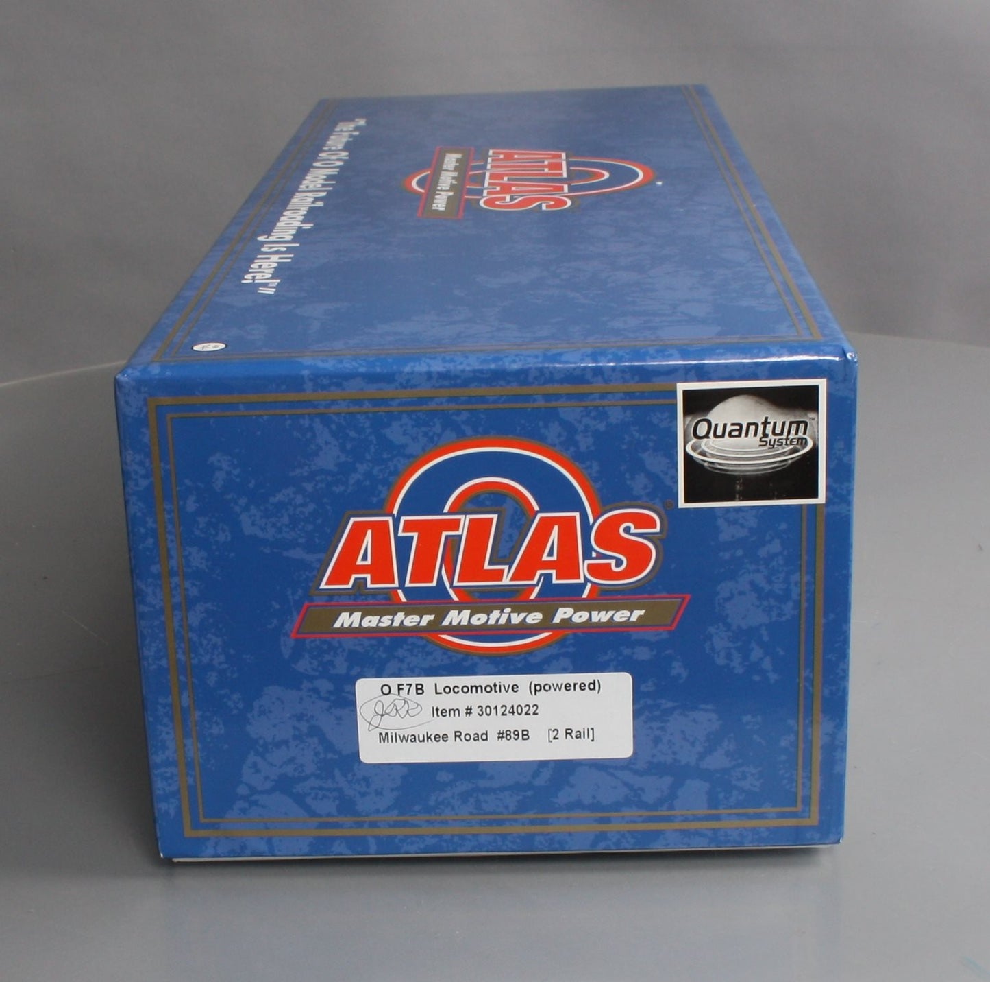 Atlas 30124022 O Milwaukee Road Powered F7B Diesel Locomotive #89B [2 Rail] LN/Box