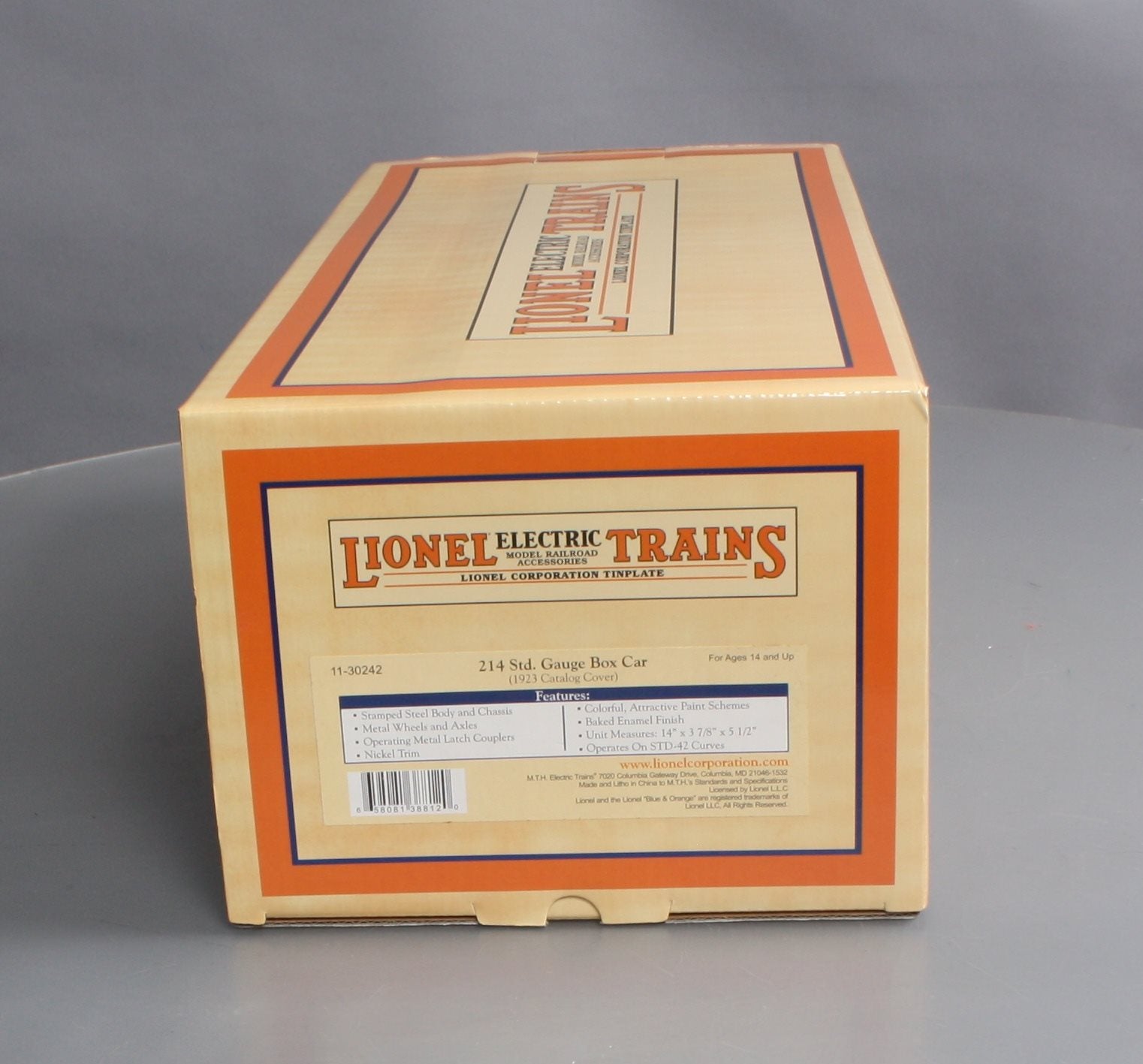 MTH 11-30242 Std. Gauge Lionel Lines 1923 Catalog Cover Box Car NIB