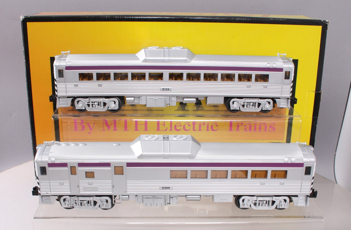 MTH 30-20302-1 O Mass Bay RDC Budd PWR Passenger 2-Car Set LN/Box
