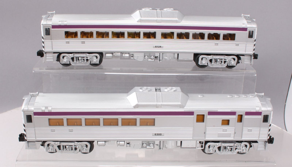 MTH 30-20302-1 O Mass Bay RDC Budd PWR Passenger 2-Car Set LN/Box