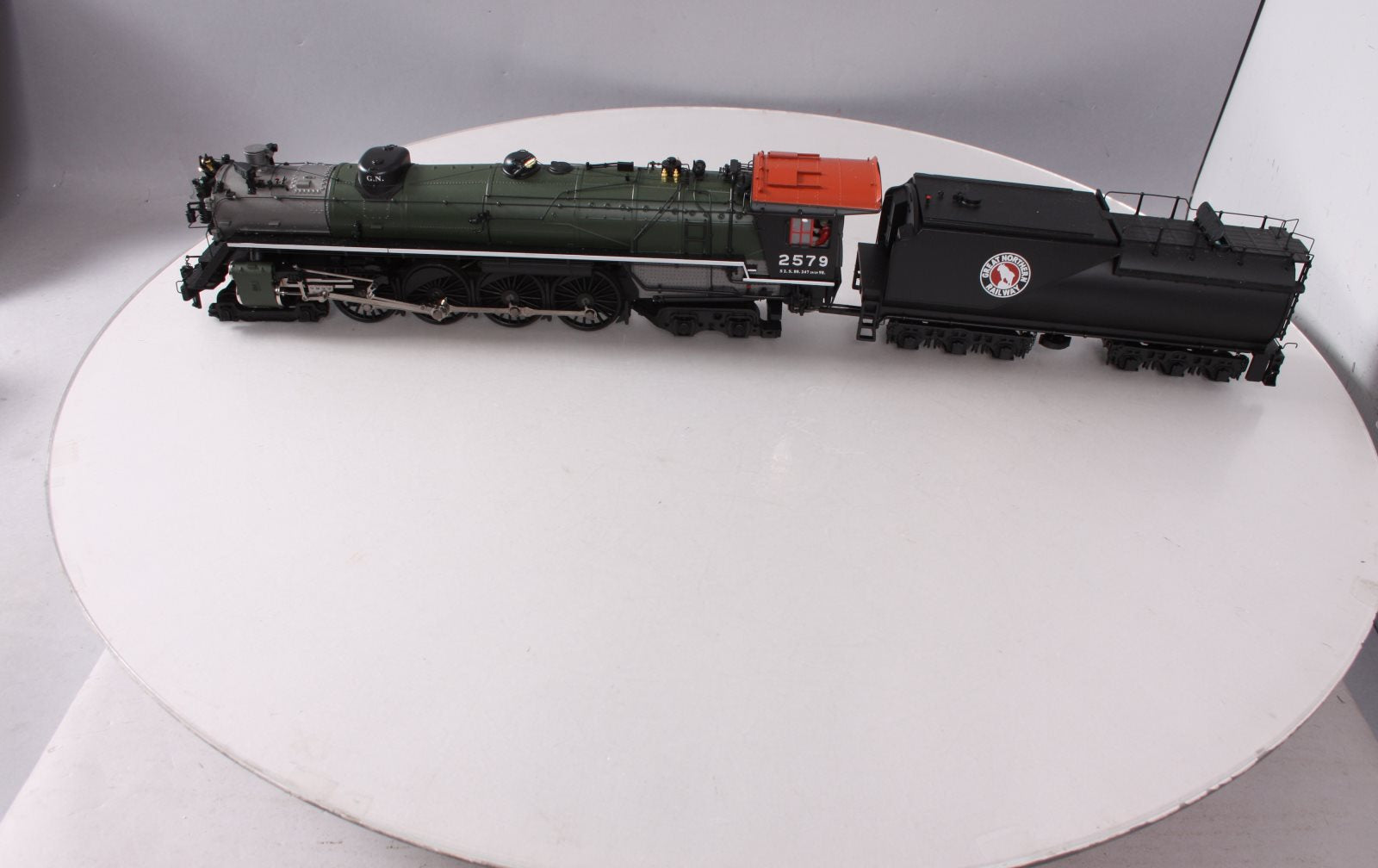MTH 20-3499-2 O Scale GN 4-8-4 Steam Locomotive #2579 w/PS3 (Scale Wheels)