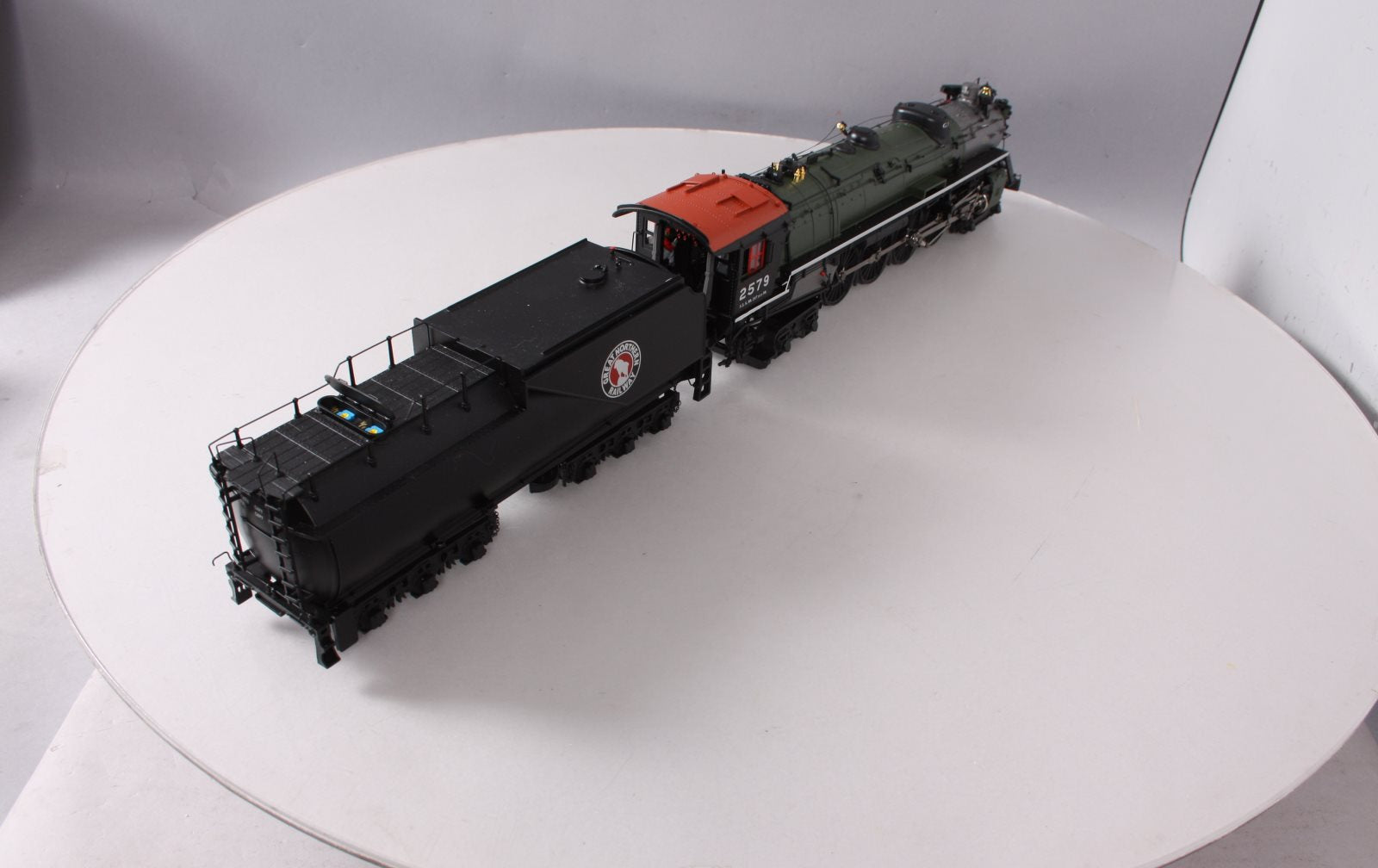 MTH 20-3499-2 O Scale GN 4-8-4 Steam Locomotive #2579 w/PS3 (Scale Wheels)