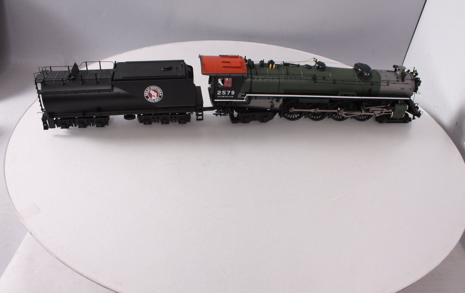 MTH 20-3499-2 O Scale GN 4-8-4 Steam Locomotive #2579 w/PS3 (Scale Wheels)