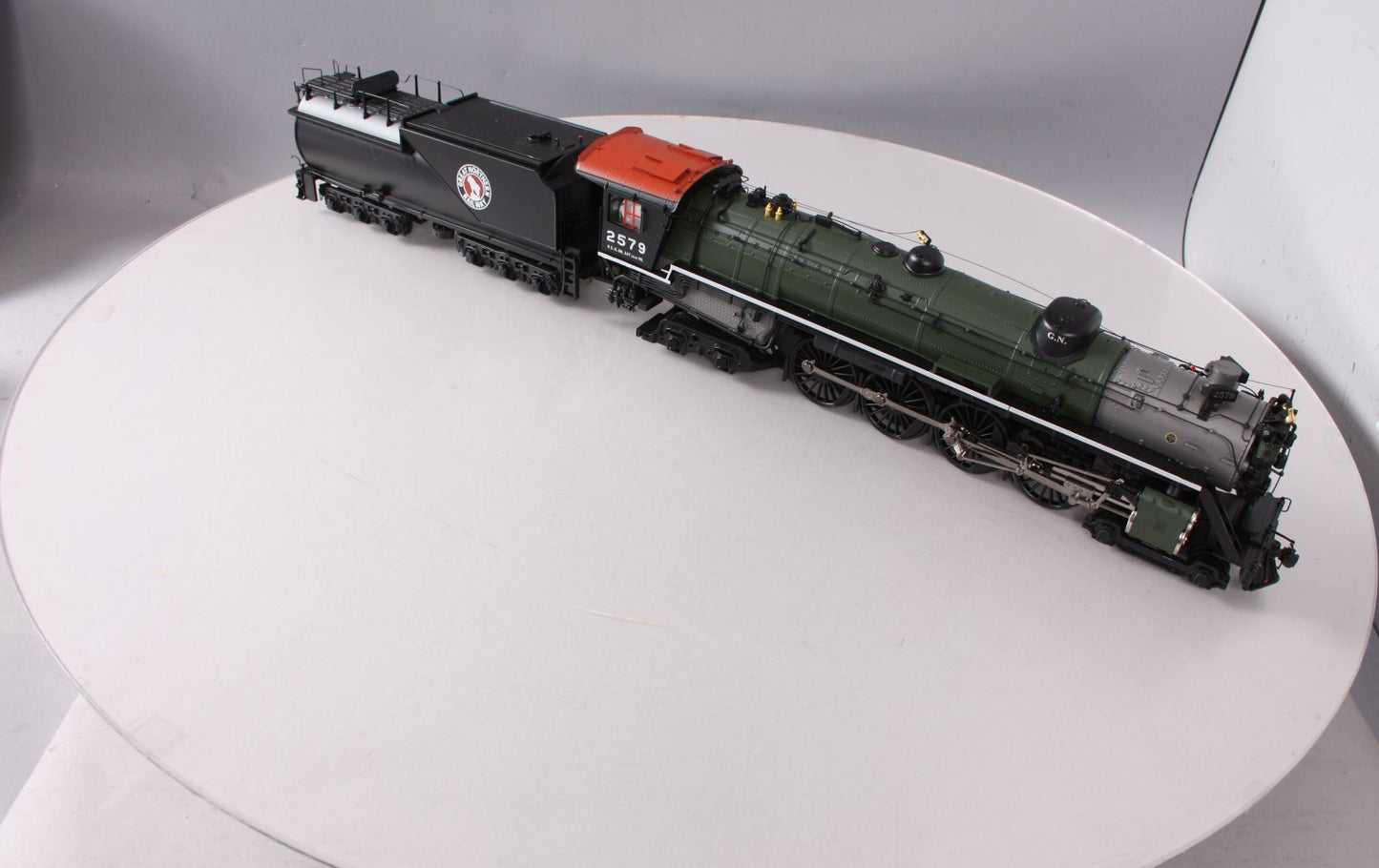 MTH 20-3499-2 O Scale GN 4-8-4 Steam Locomotive #2579 w/PS3 (Scale Wheels)