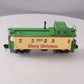 MTH 30-20288A O Gauge Christmas Offset Steel Caboose #1225 LN/Box