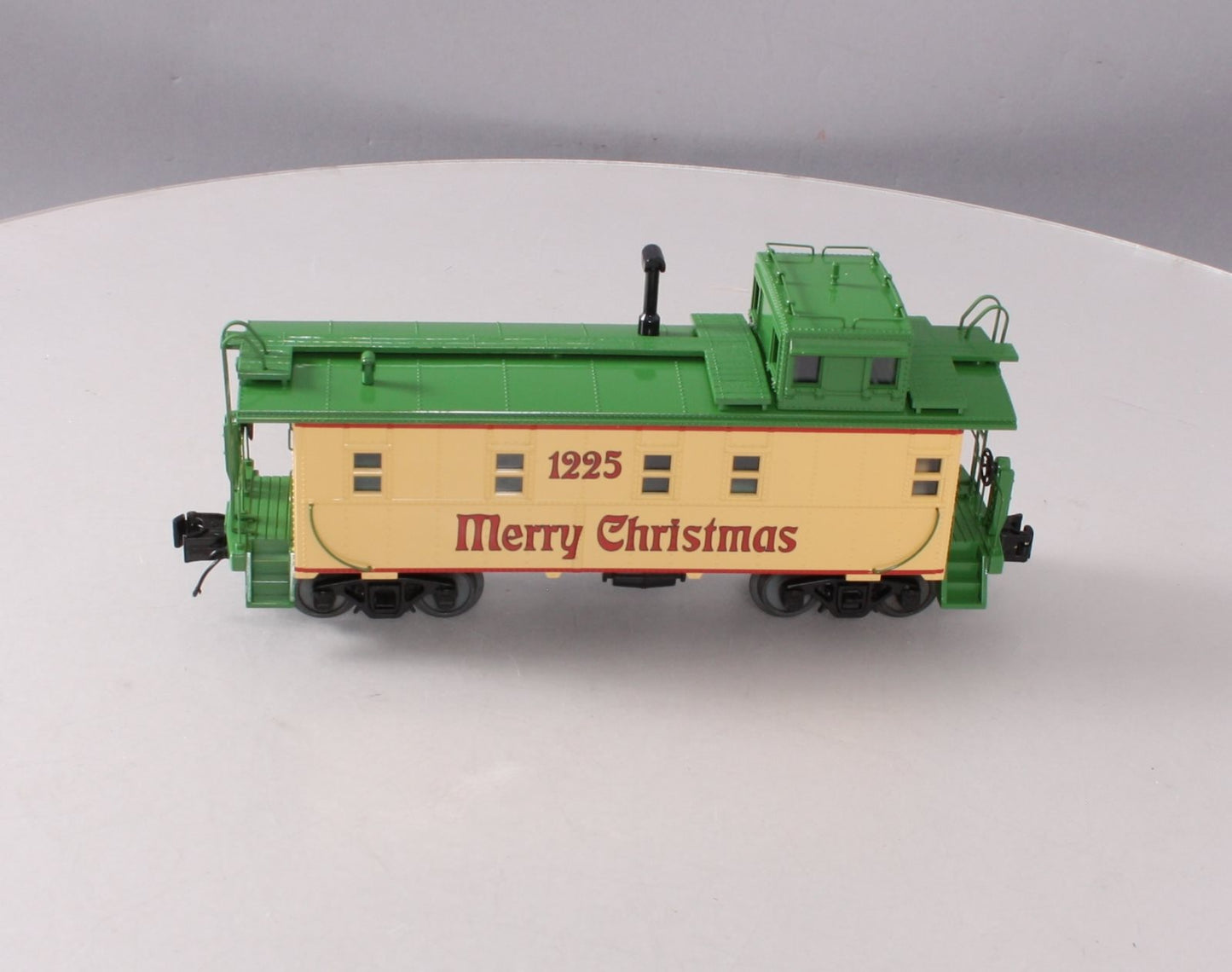 MTH 30-20288A O Gauge Christmas Offset Steel Caboose #1225 LN/Box