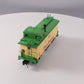 MTH 30-20288A O Gauge Christmas Offset Steel Caboose #1225 LN/Box