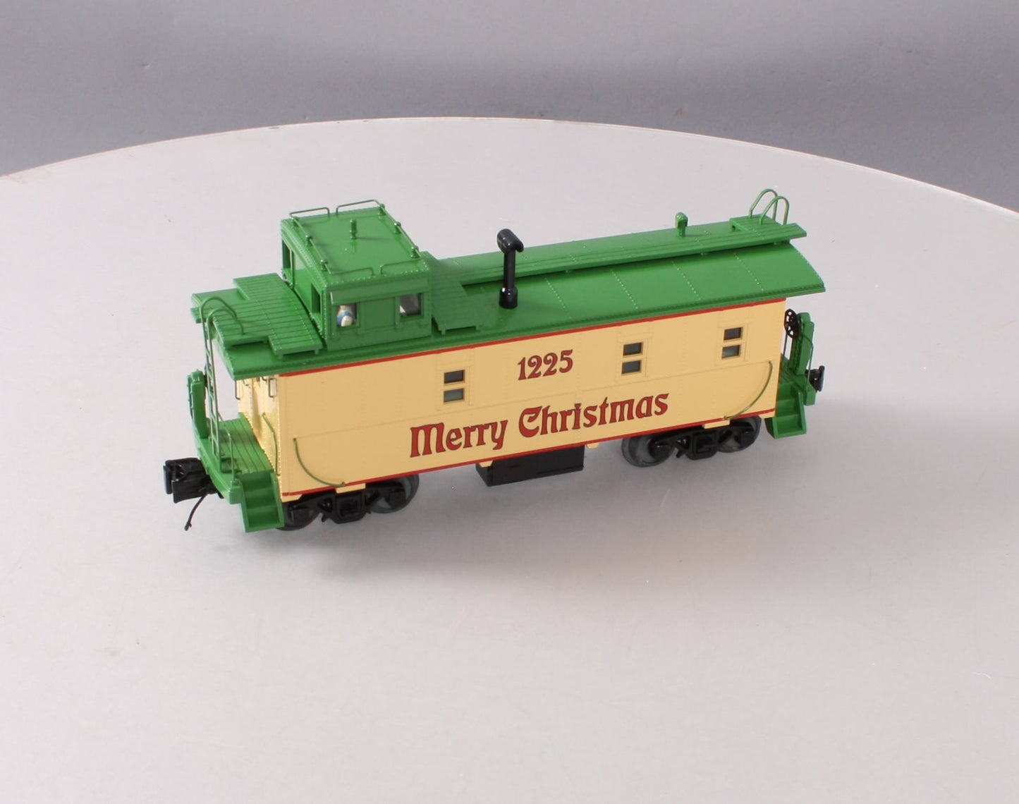 MTH 30-20288A O Gauge Christmas Offset Steel Caboose #1225 LN/Box