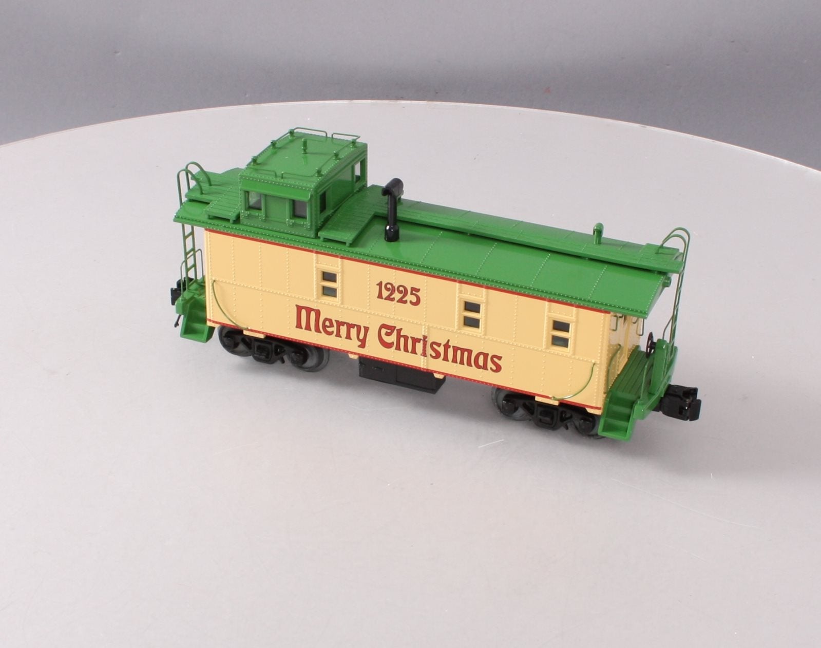 MTH 30-20288A O Gauge Christmas Offset Steel Caboose #1225 LN/Box