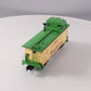 MTH 30-20288A O Gauge Christmas Offset Steel Caboose #1225 LN/Box