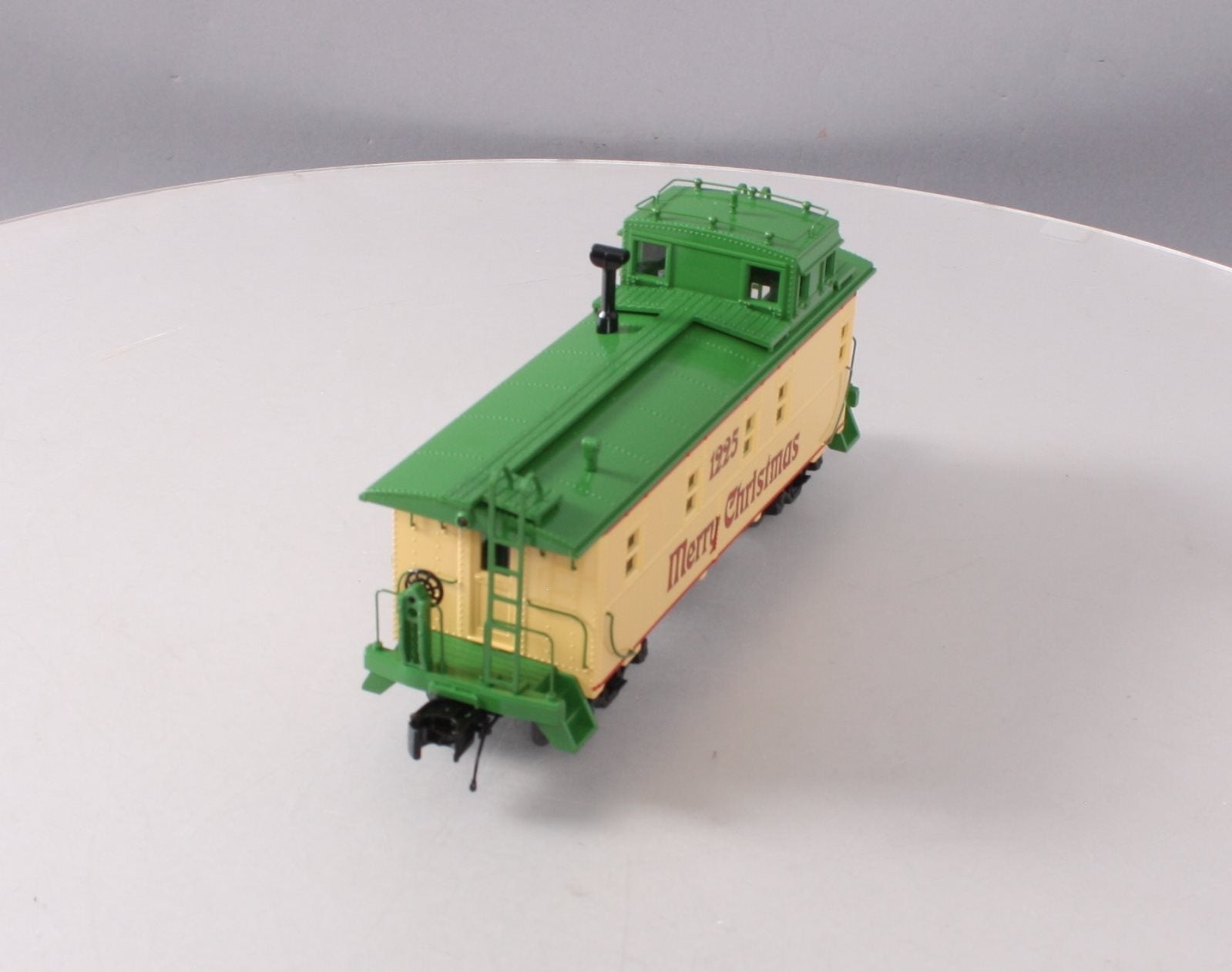 MTH 30-20288A O Gauge Christmas Offset Steel Caboose #1225 LN/Box