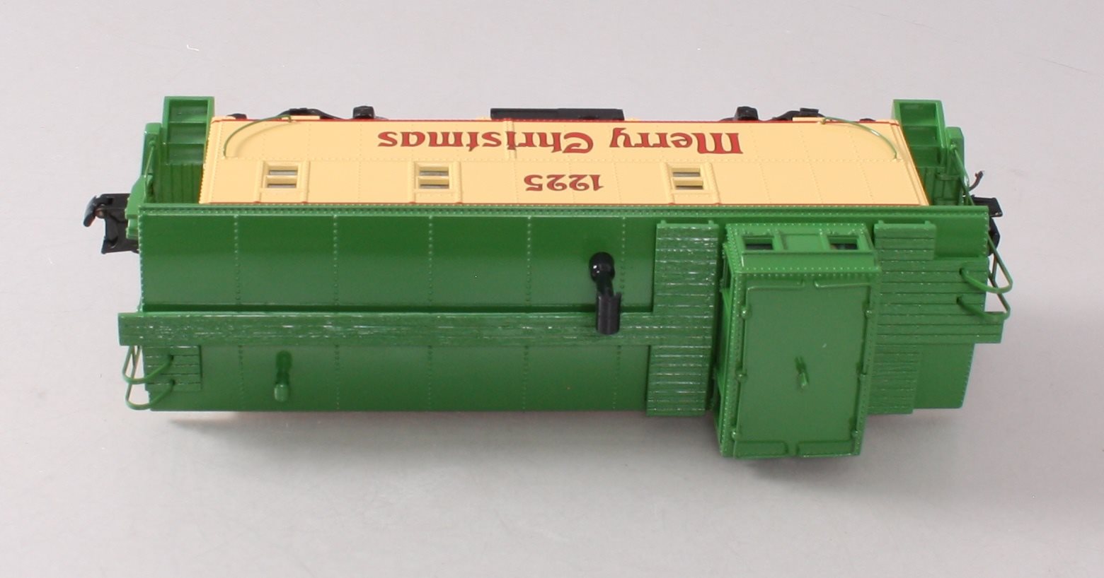 MTH 30-20288A O Gauge Christmas Offset Steel Caboose #1225 LN/Box
