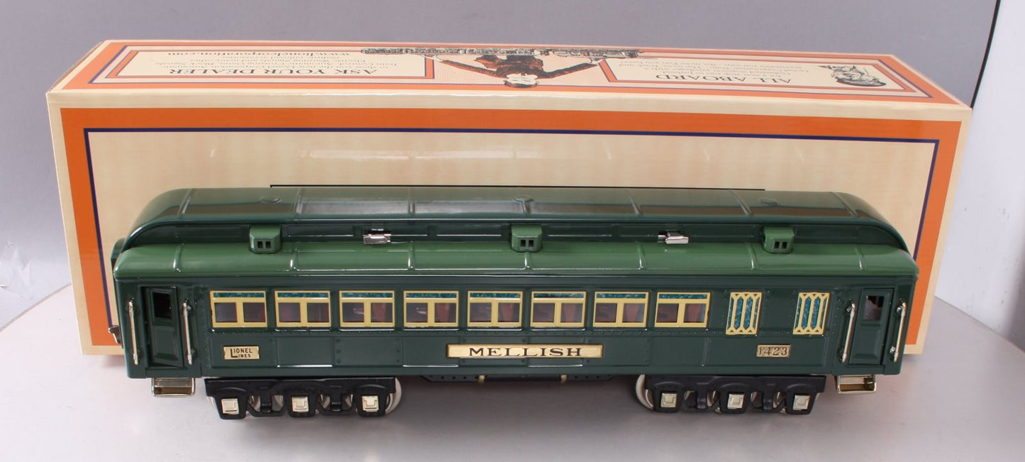 MTH 11-40080 Std. Gauge Lionel Lines "Mellish" Green Tinplate Comet Coach Car MT/Box