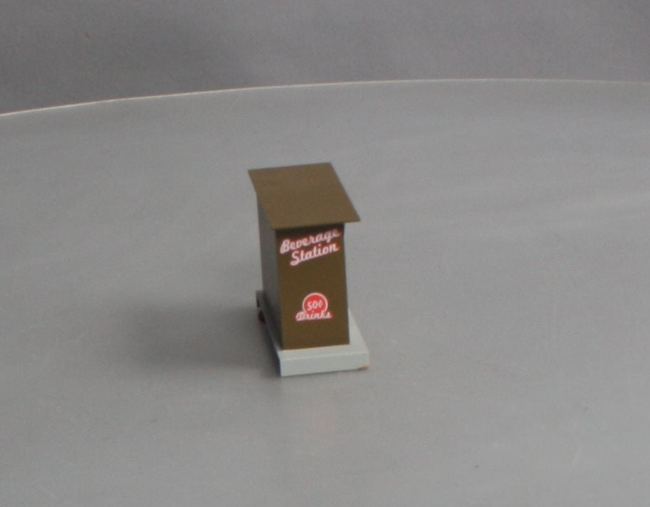 K-Line 6-22387 By Lionel Illuminated Kiosk with 3 vending Machines