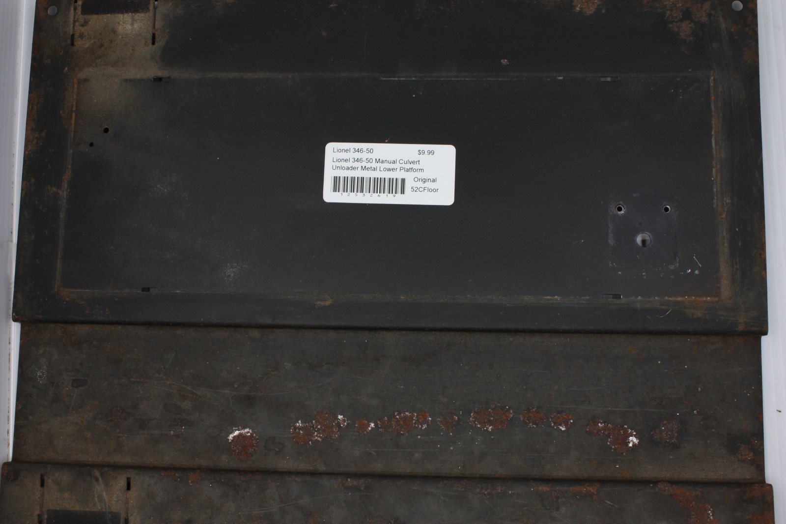 Lionel 346-50 Manual Culvert Unloader Metal Lower Platform Base