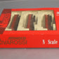 Rivarossi 00534 N Alton Limited Passenger Cars (Set of 3) LN/Box